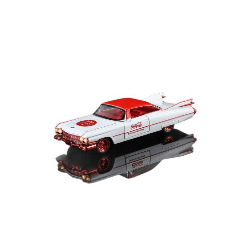 Модель 1/32 1961 года Cadillac Series 62 Кабриолет Металлическая Модель Автомобиля Звук Свет Детская Металлическая Игрушечная Машинка Миниатюрная Voiture