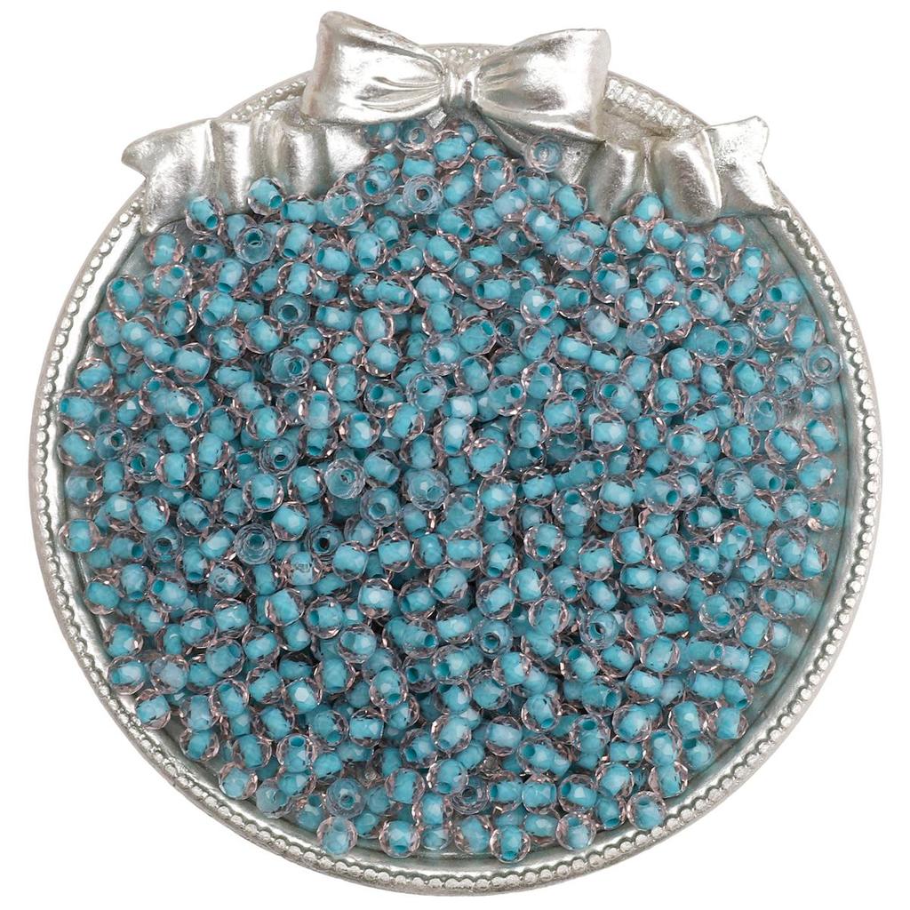 120 шт. стеклянные бусины, чешские бусины, бусины-разделители с двойным окрашиванием для изготовления ювелирных изделий, аксессуары