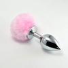 Metal Pompom Anal Plug Metal Large Lovetoy Pink