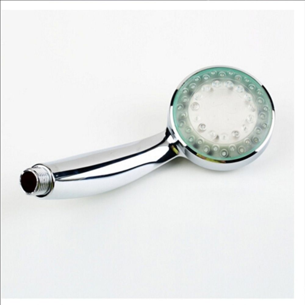 Romantic Colorful Light Water Bath Home Bathroom Sprinkler Shower Head 7Color ShowerHead LED