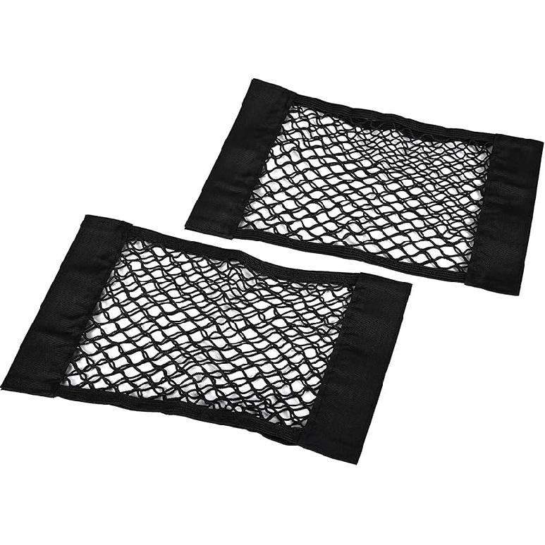 Universal Mesh Cargo Net Storage Net Wall Sticker Organizer Pouch Bag Storage Mesh Net For Car Trunk Storage Add On Organizers For Car Truck (15" X