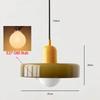 Скандинавский стеклянный подвесной светильник 25 см теплый свет E27 лампа для гостиной спальни прикроватной тумбочки ресторана отеля внутреннее декоративное освещение