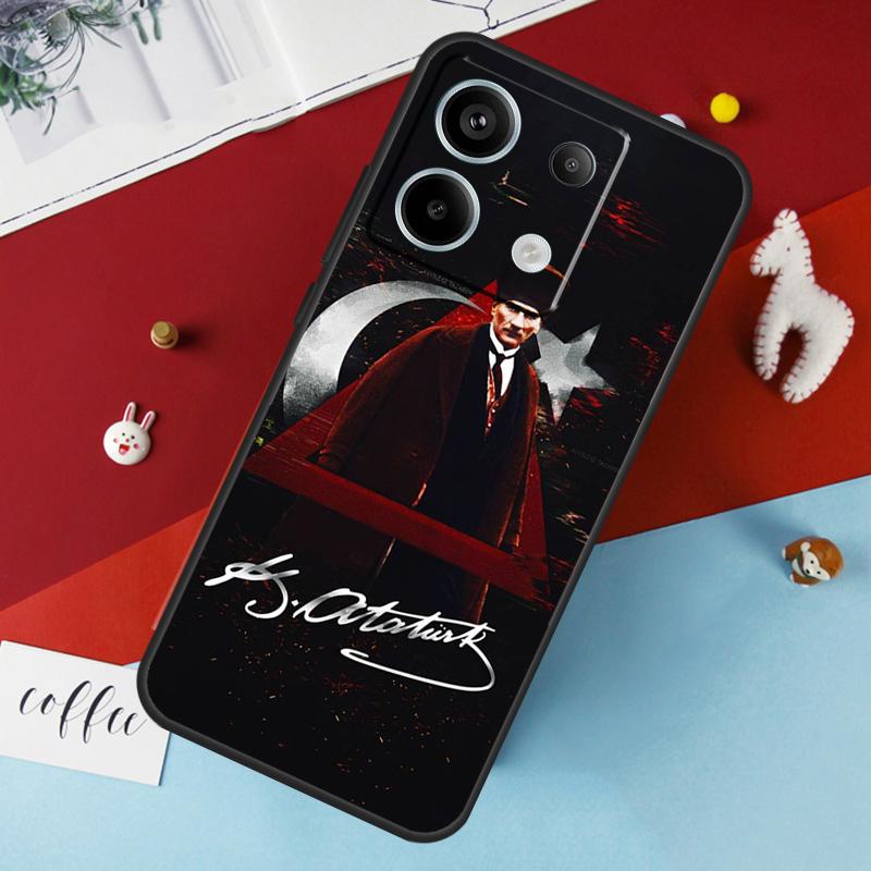 Турция Мустафа Кемаль Ататюрк Чехол Для Xiaomi Redmi Note 14 12 11 10 13 Pro 15 Pro Plus Redmi 15 14C 10C 12C 13C 15C Чехол
