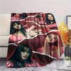 1 шт. Фланелевое одеяло с принтом Gidle, Высококачественное, Удобное для всех сезонов, Декор для дома, Тепло и уют, Идеально подходит для подарков