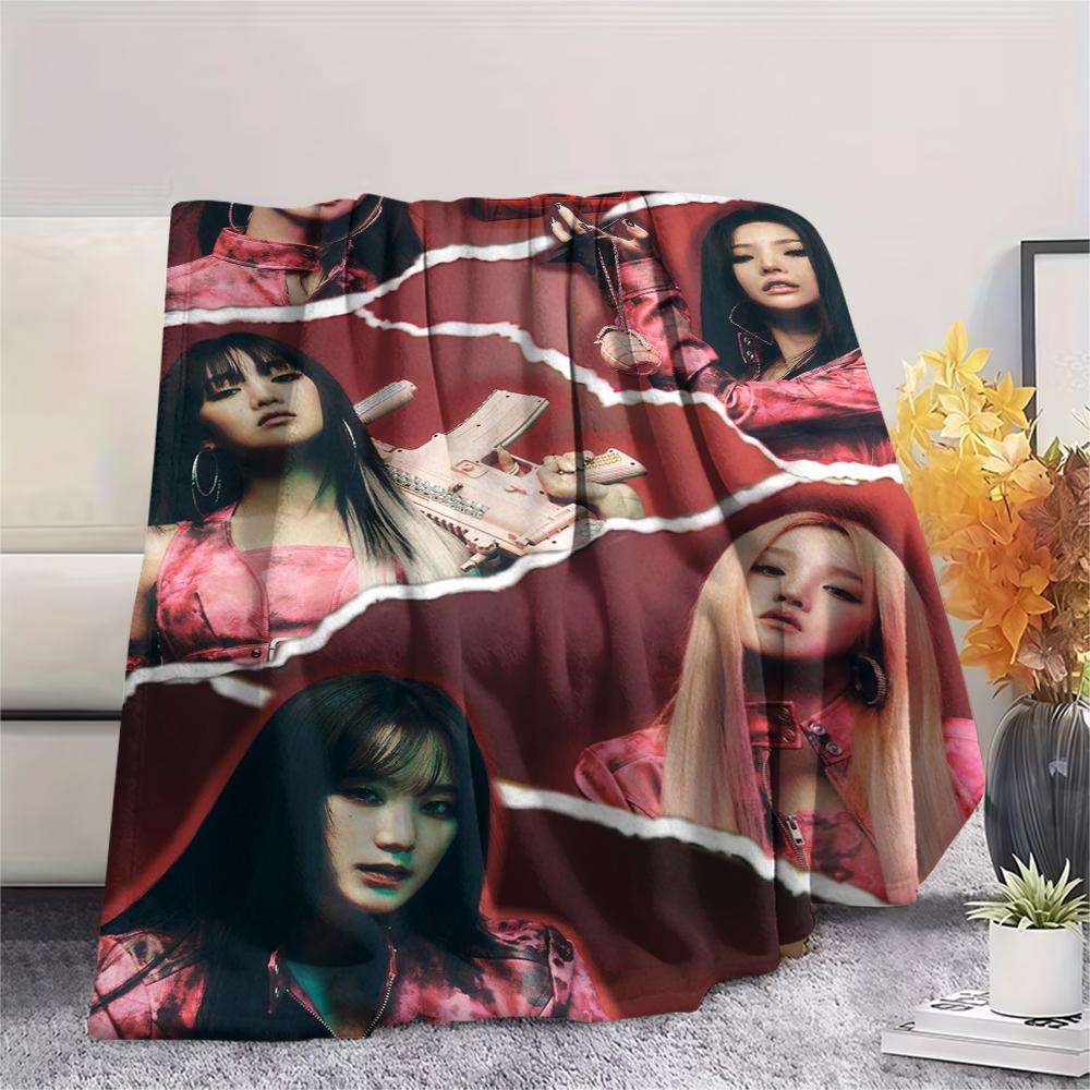 1 шт. Фланелевое одеяло с принтом Gidle, Высококачественное, Удобное для всех сезонов, Декор для дома, Тепло и уют, Идеально подходит для подарков