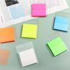 50 листов прозрачных липких заметок, водонепроницаемый красочный прозрачный блокнот для заметок, размещенный на заметке