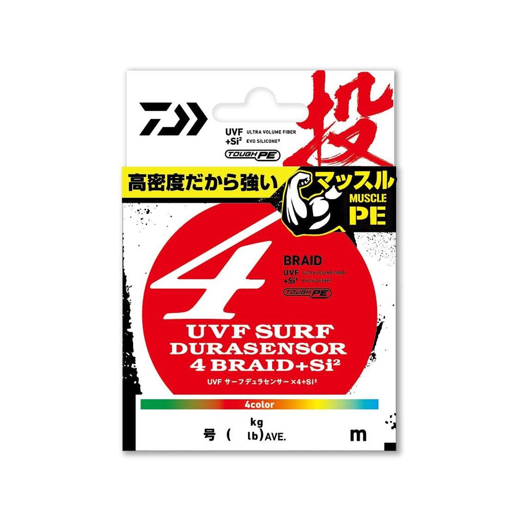 Daiwa braided PE line Surf Dura S x 4 (DAIWA) 4-strand 0.3-300