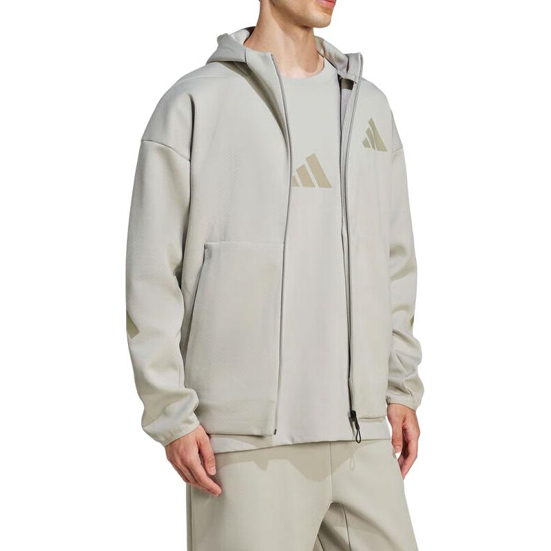 adidas Z.N.E Куртки Мужские Бежевые С Капюшоном Умеренные Другие JW4720