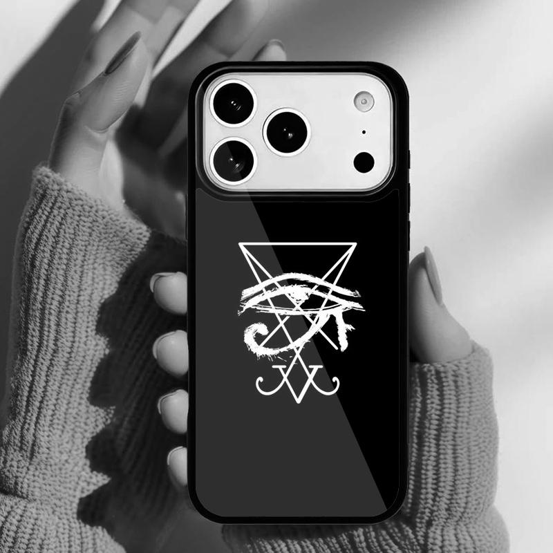 Чехол для телефона с печатью Сигила Люцифера для iPhone 17 Air 16e 15 14 13 Pro Max Задняя крышка для 12 11 Pro Coque