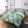 Мультяшный кактус король королева пододеяльник набор постельного белья суккулентные растения для взрослых зеленый тропический пустынные растения полиэстер пододеяльник