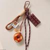 Yogodlns Alkali Water Bread Bagel Bag Pendant Cute Chocolate Woven Rope Pendant Bags Accessories