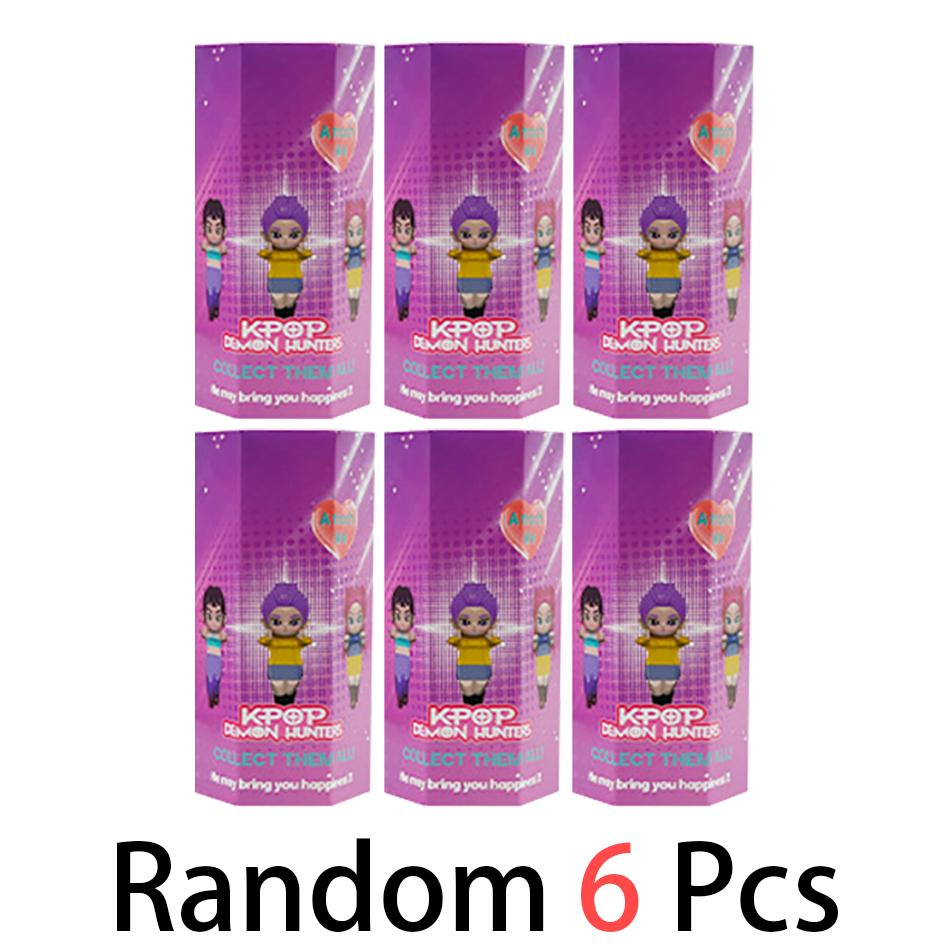Версия Q K-pop Охотники на демонов коробка Фигурка Игрушка Derpys Tiger Rumi Mira Zoey Sussy Фигурка Кукла Фанаты Рождество день рождения Подарок