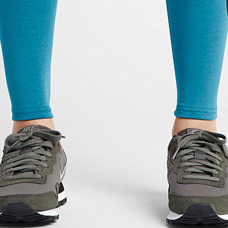 Nike Дышащие вязаные облегающие беговые брюки женские низ 615050-413