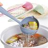 2 In 1 Soup Spoon Long Handle Spoon Creative Spoon Strainer Spoon Cooking Tools
