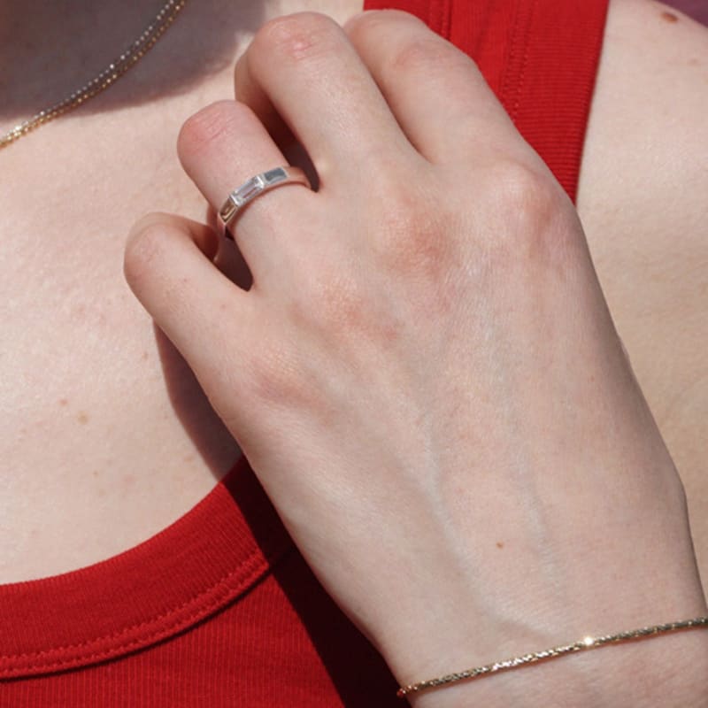 OURPIERRE STRING ROPE CHAIN BRACELET VERMEIL