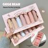 Набор помад Gege Bear Macaron Pink Mist Velvet Matte - Натуральный Матовый Эффект, Осветляющий Блеск для Губ для Женщин, Осенне-Зимняя Коллекция