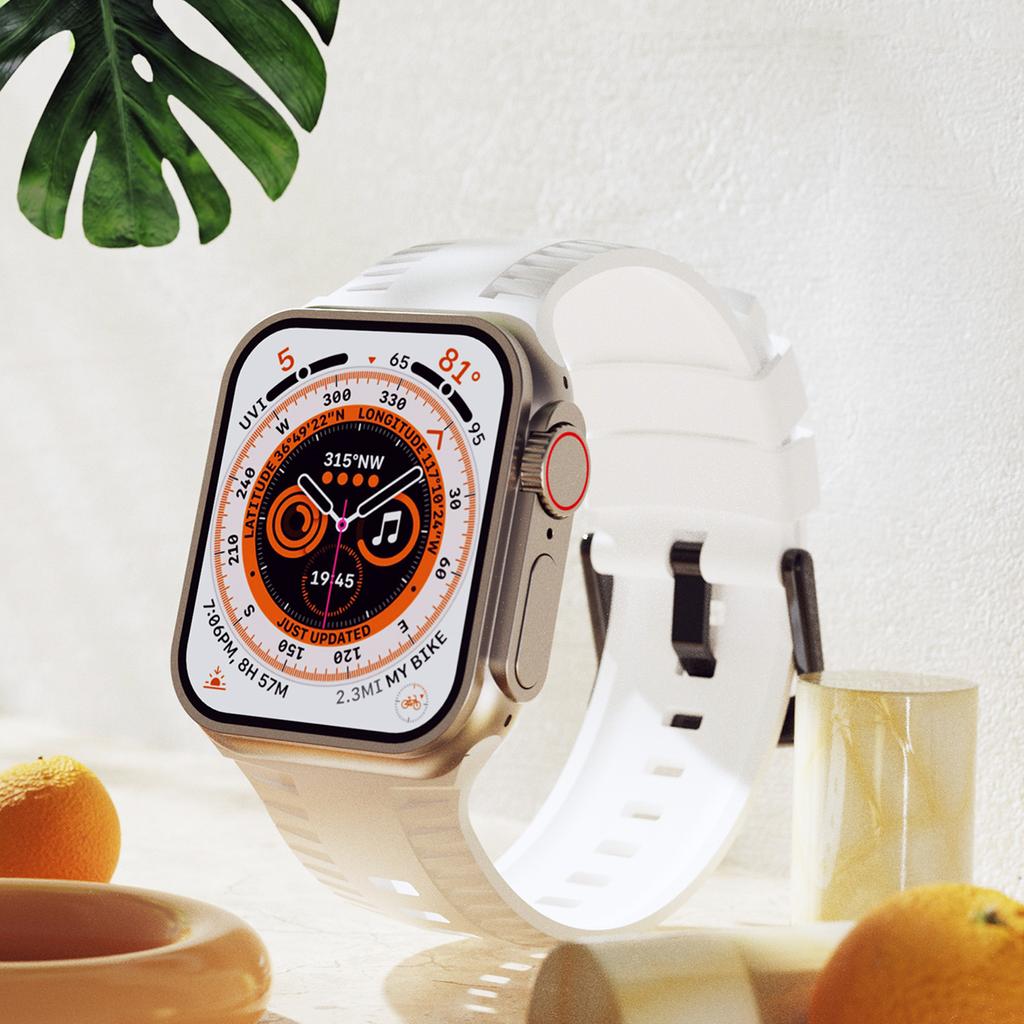 Ремешок с узором в виде шин для Apple Watch Ultra Band 49 мм, 44 мм, 45 мм, 41 мм, 42 мм, 38 мм, силиконовый браслет Correa IWatch Series 8 Se 7 6 5 4