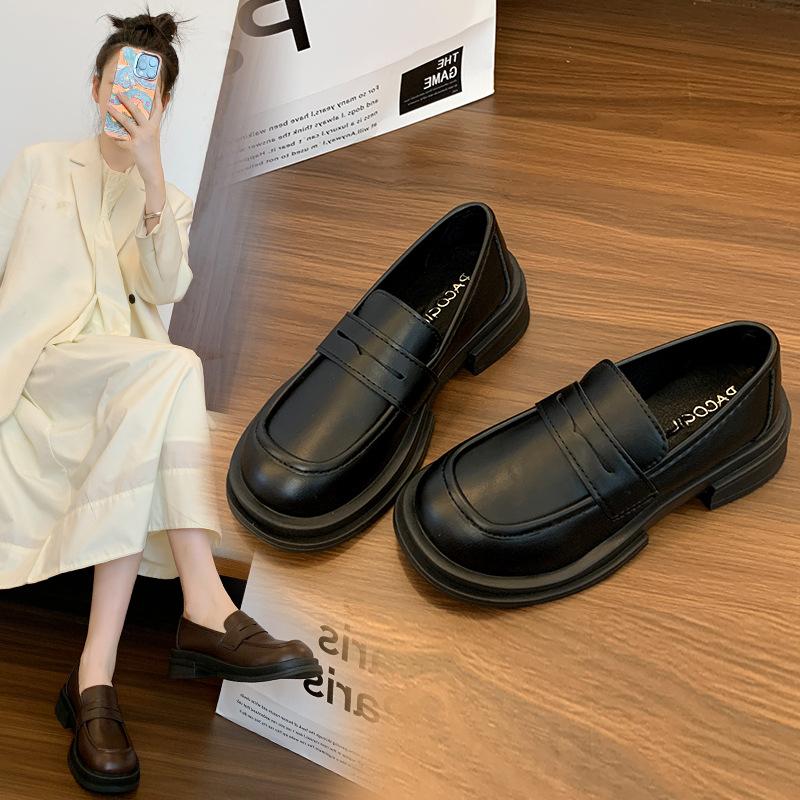 Японские маленькие кожаные туфли женские весенне-осенние новые в британском стиле на платформе женские ретро jk униформа одинарные туфли