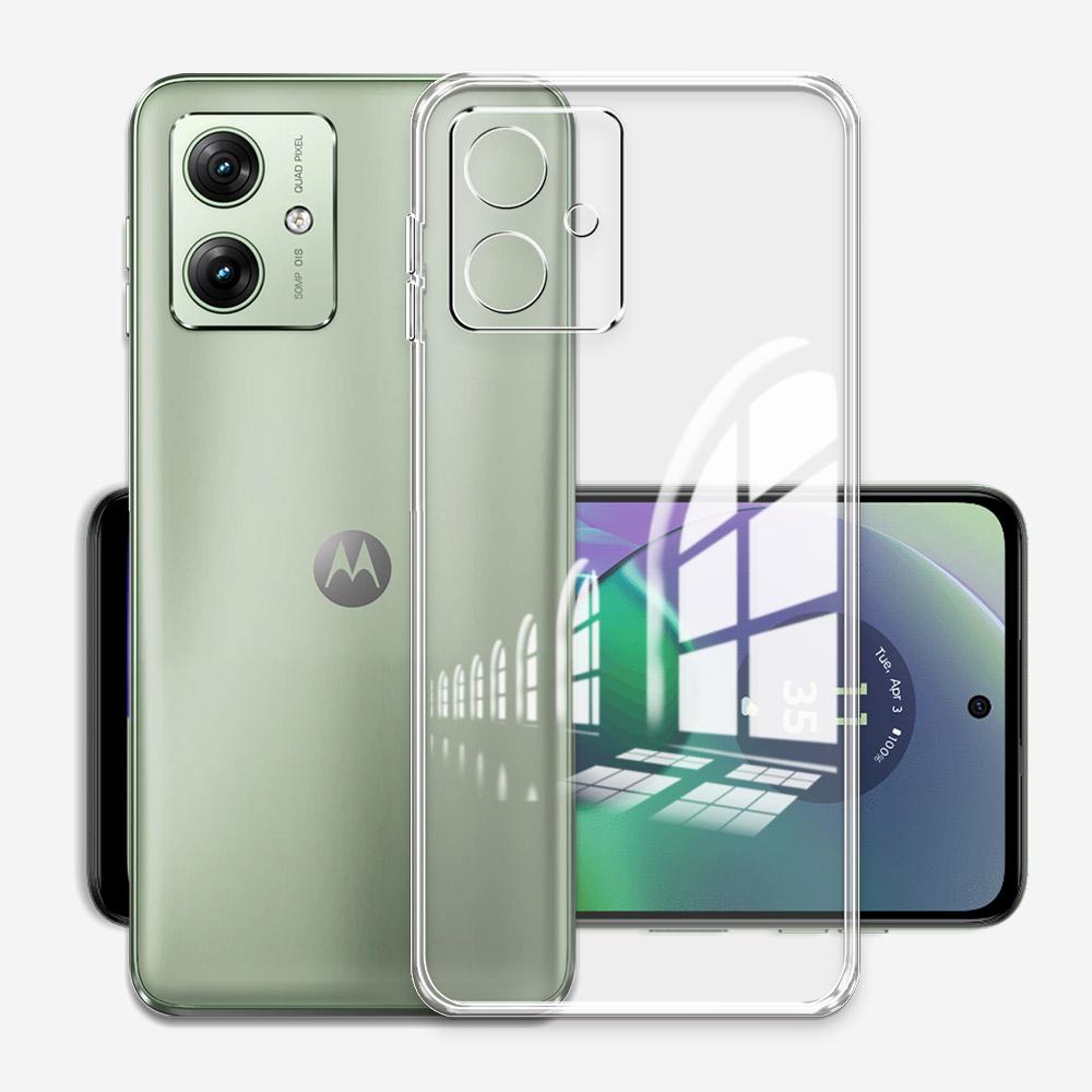 Для Moto G64 5G Чехол Прозрачный Силиконовый Мягкий Чехол Для Телефона или Moto G54 Power Противоударный Защитный Чехол Coque на Motorola Moto G04S Funda