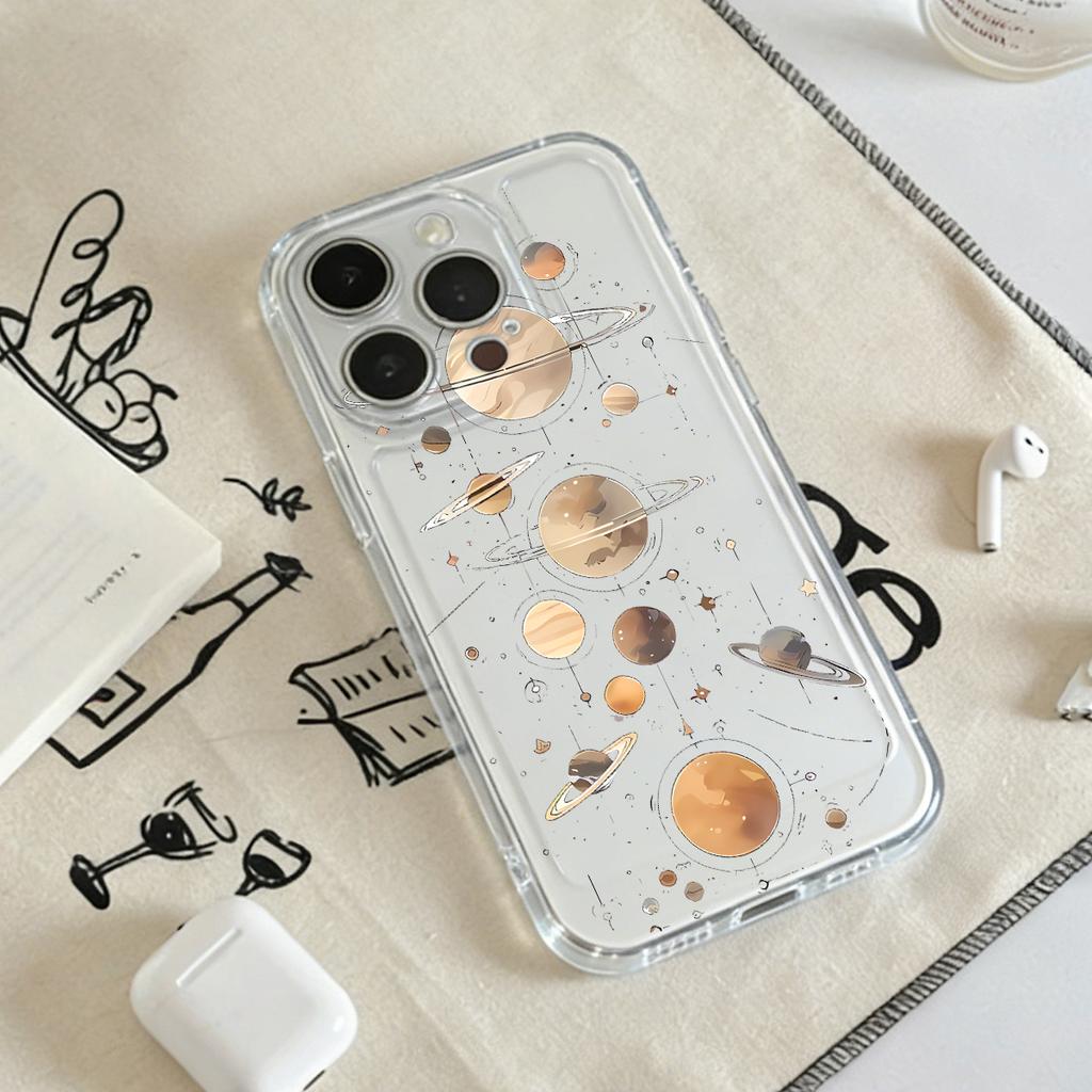 Transparent Shockproof Soft Cover For IPhone 16 15 14 13 12 Pro Max 17 Pro Max IPhone 13 12 11 Pro 16 Plus IPhone 15 14 Plus