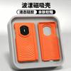 Liquid Silicone Phone Case Mate X7 Foldable Smartphone Magnetic Snap-on Soft Cover With Wave Texture Design