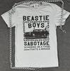 Футболка унисекс с коротким рукавом Beastie Boys band 90s Sabotage белая