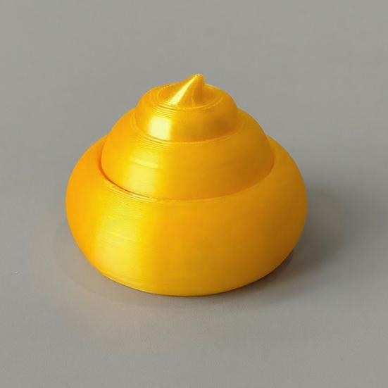 Игрушка-сквиш в виде какашки, 3D-печать, для снятия стресса, сжимаемая и 'лопающаяся', фиджет-какашка