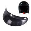 Universal 3 Snap Visor Face Shield Lens For Helmets Open Face Helmet Accessories