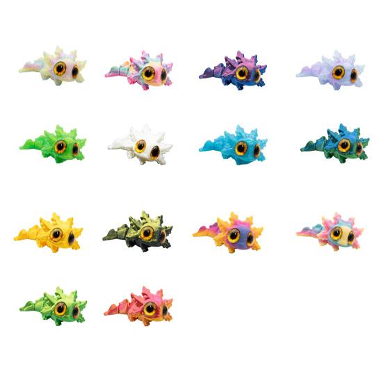 3D Printed Salamander Figurine Movable Joints Salamander Figure Articulated Animal Model Fidget Toy Home Office Desktop Decoration Ornament