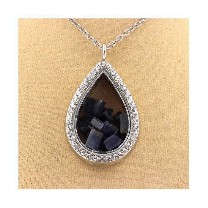 Stones and Minerals. Raw Kyanite Necklace. Drop Model.