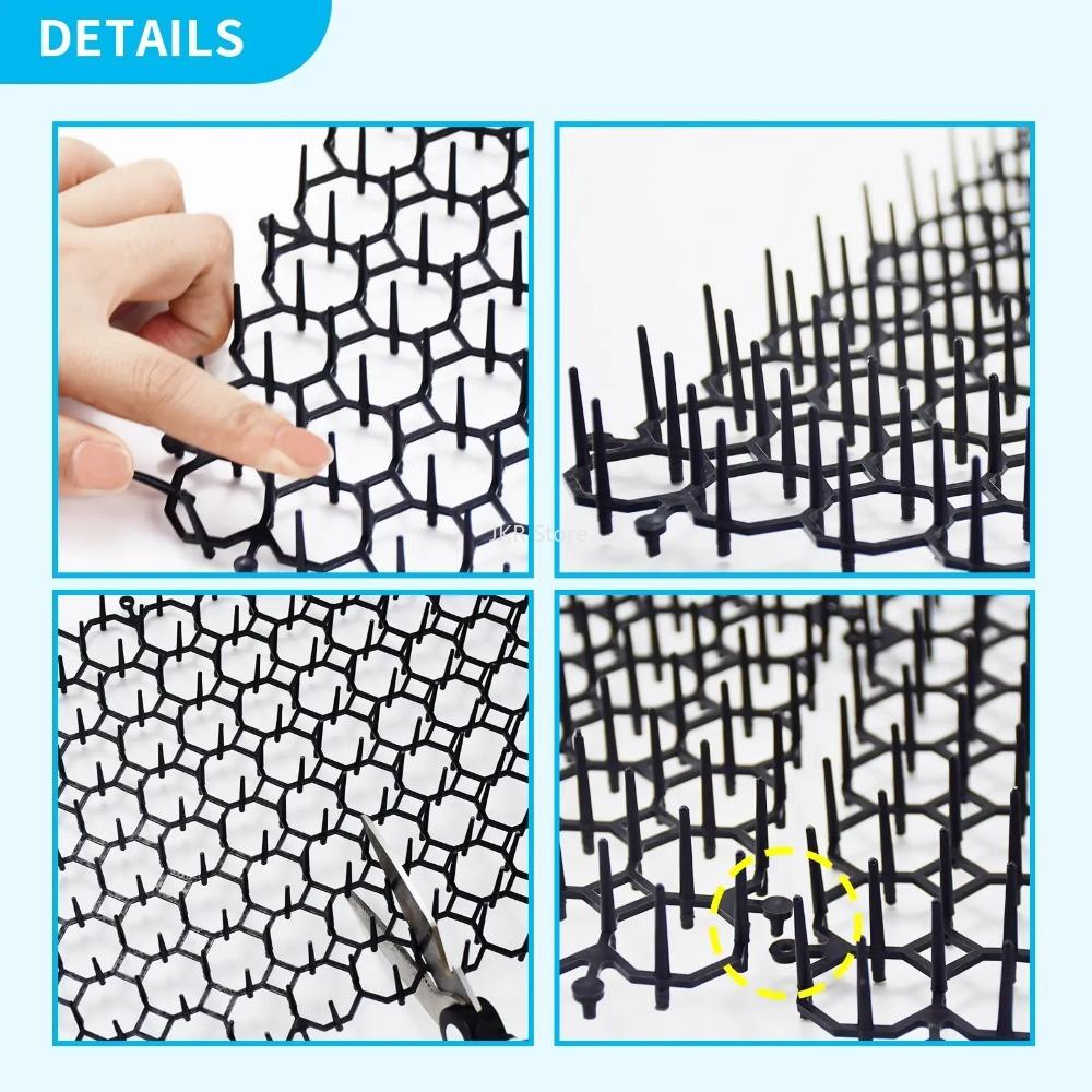 Dog Cat Scat Mat Plastic Spike Deterrent Animal Repellent Tool for Garden Lawn Car Yard Household Protection Use