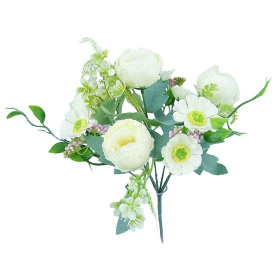 Полезный искусственный пион, тонкая работа, привлекательный декоративный элемент