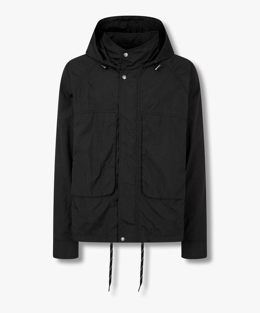 Studio Tomboy [Men] Big Pocket Detail Light Hooded Jumper_Black 91M6213211