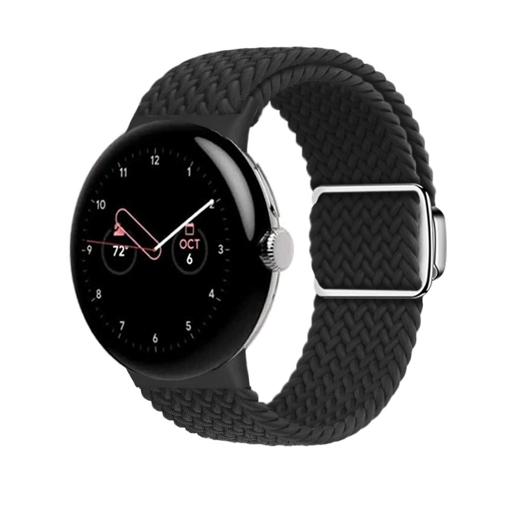 Плетеный ремешок-петля для Google Pixel Watch 4/3 41 мм Нейлоновый сменный браслет на запястье для Pixel Watch 4 3 2 1 Аксессуары для ремешка