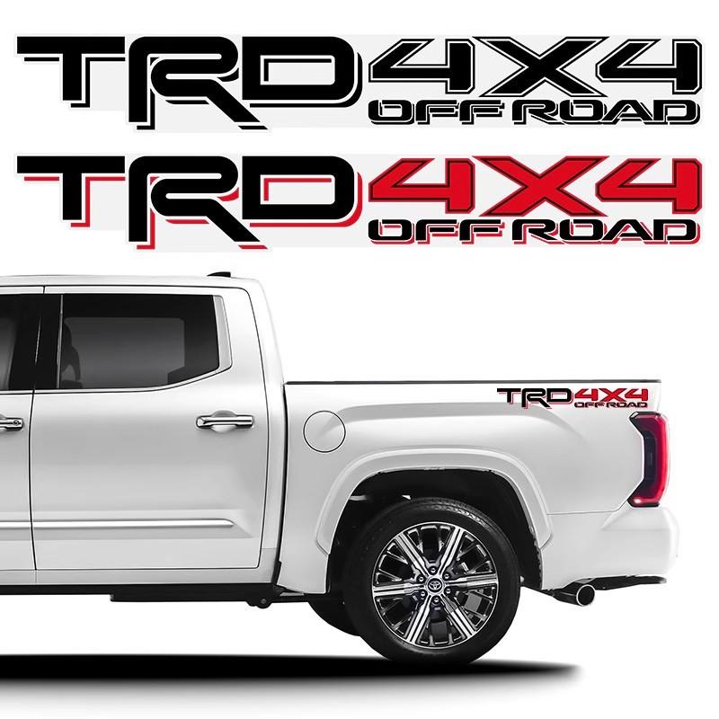 Pickup Truck Sticker TRD4x4 Off-Road Sticker for Toyota Tacoma Tantu Body Modification Sticker 2-piece Set SX1