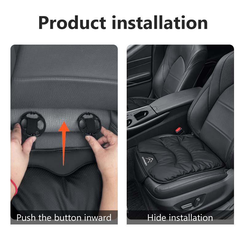 Car Non-slip Seat Cushion Storage Ice Silk Cushion Four Seasons For Citroen C4 C3 C5 C1 C2 C6 VTS C4L DS3 DS4 DS5 Grand Berlingo