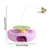 Built-in Feather Electric Cat Rotating Toy Creative Smart Pet Turntable Toy  Pet Supplies