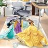 Princesses Gowns Carpet For Playroom Bedroom Living Room Sofa Home Decorkids Game Area Rug Nonslip Floor Mat