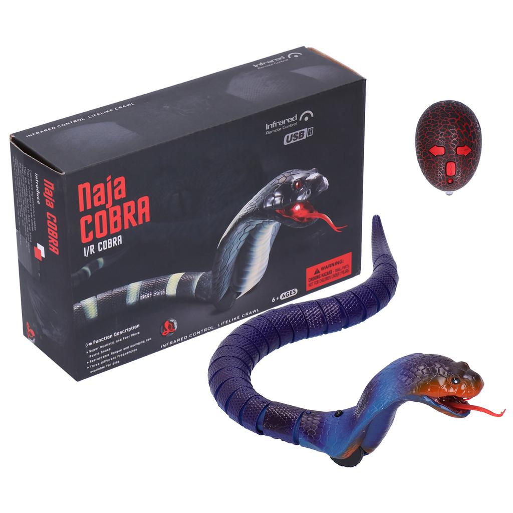 Infrared Remote Control Snake Toy Simulation Snake Animal Model Electric Trick Toy