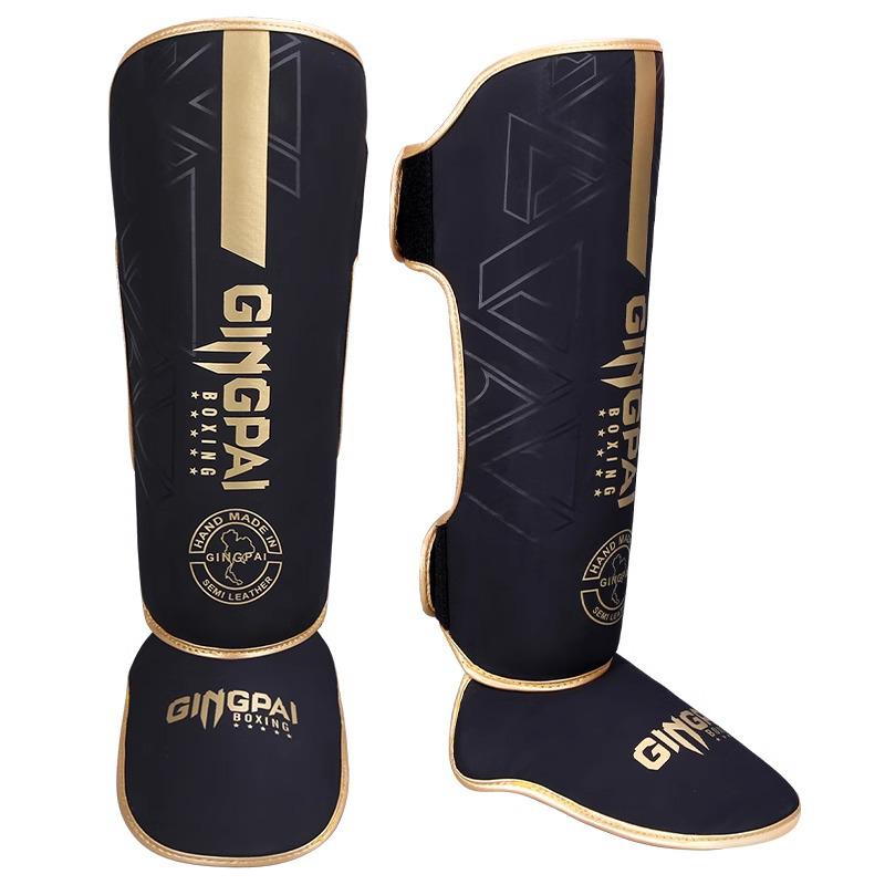 Защита голени и стопы для взрослых и детей для боевых искусств с защитой голеностопа - Идеально для тренировок по боксу, саньда и муай-тай