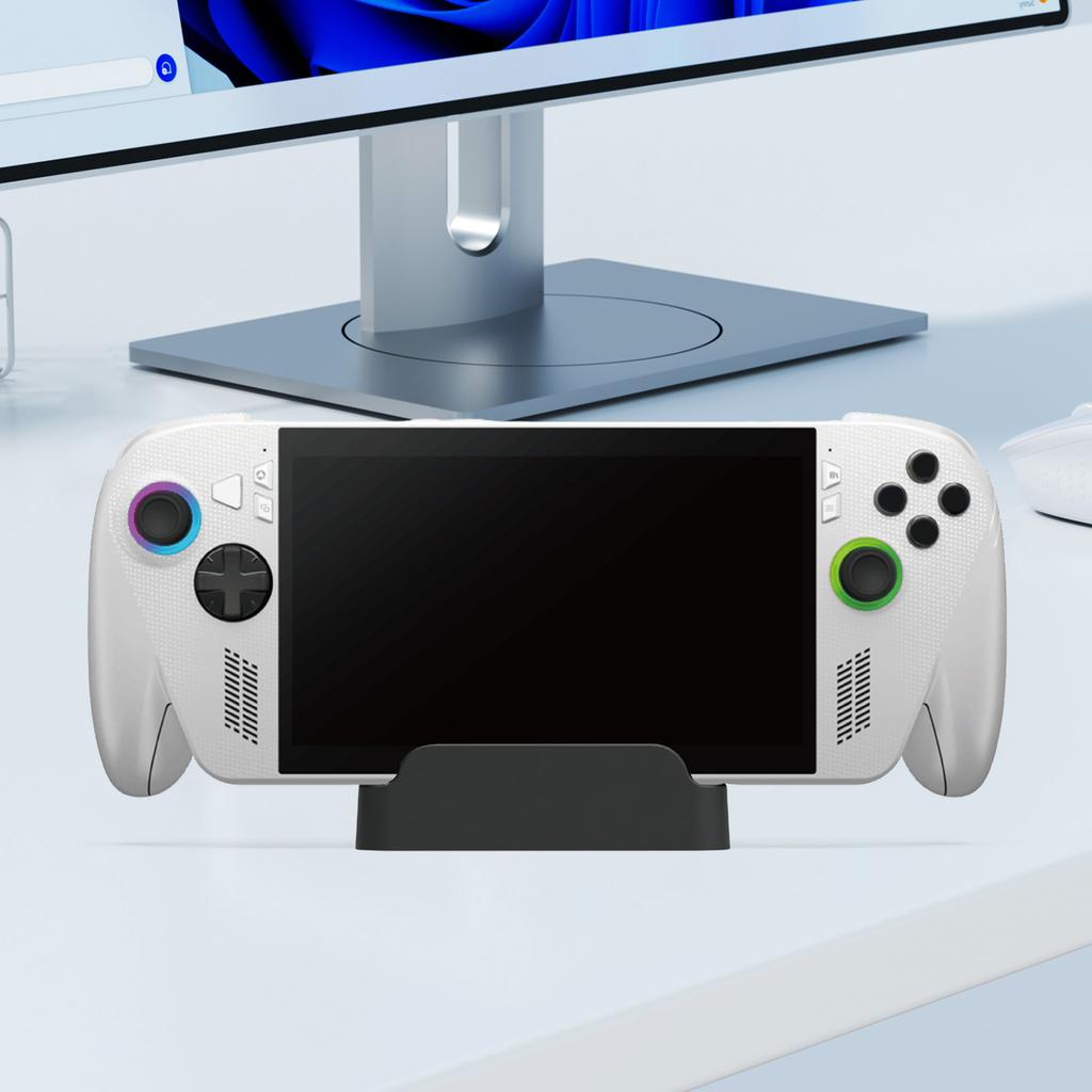 Настольный и ручной держатель для игровой консоли с противоскользящей силиконовой подставкой, портативная базовая подставка для консоли ROG Xbox Ally/X