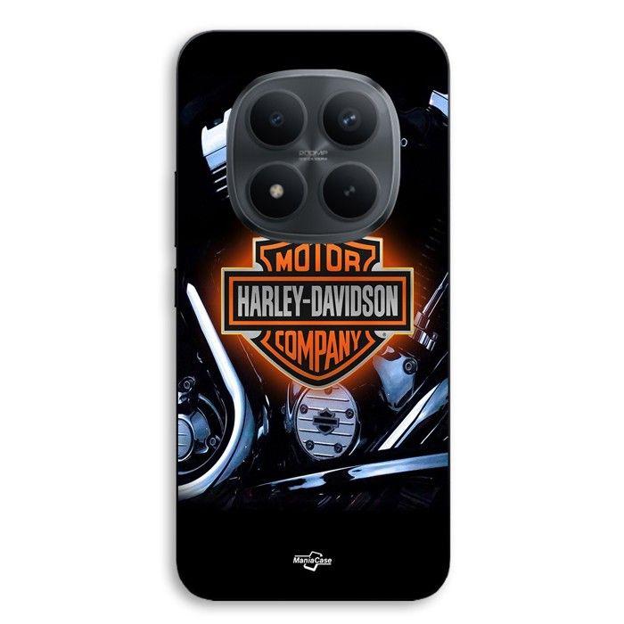 Coque téléphone - MANIACASE - Xiaomi Redmi Note 15 Pro 5G - Silicone TPU - Noir - Motorcycles Harley Davidson Logo
