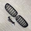Car Double Line Front Luminous Grille Led Light Racing Grille For BMW 5 Series F10 F11 F18 2010-2017 ABS Black Body Kits Tuning