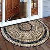 Входной коврик Полукруглый ковер Уличный коврик Бытовой коврик для входной двери Украшение двора и сада Напольные коврики
