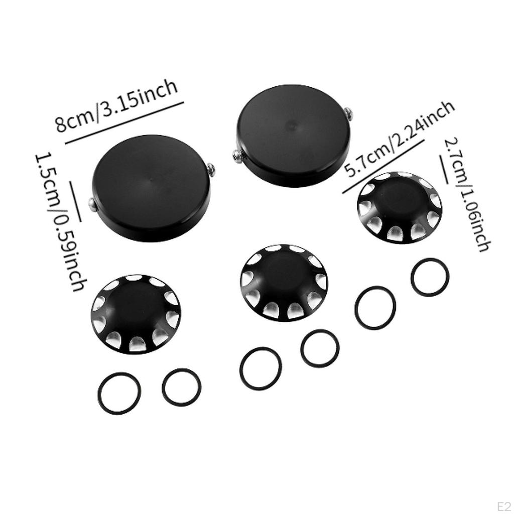 Алюминиевый колпачок оси, набор, прямая замена, простая установка, превосходная стабильная производительность, автомобильные аксессуары