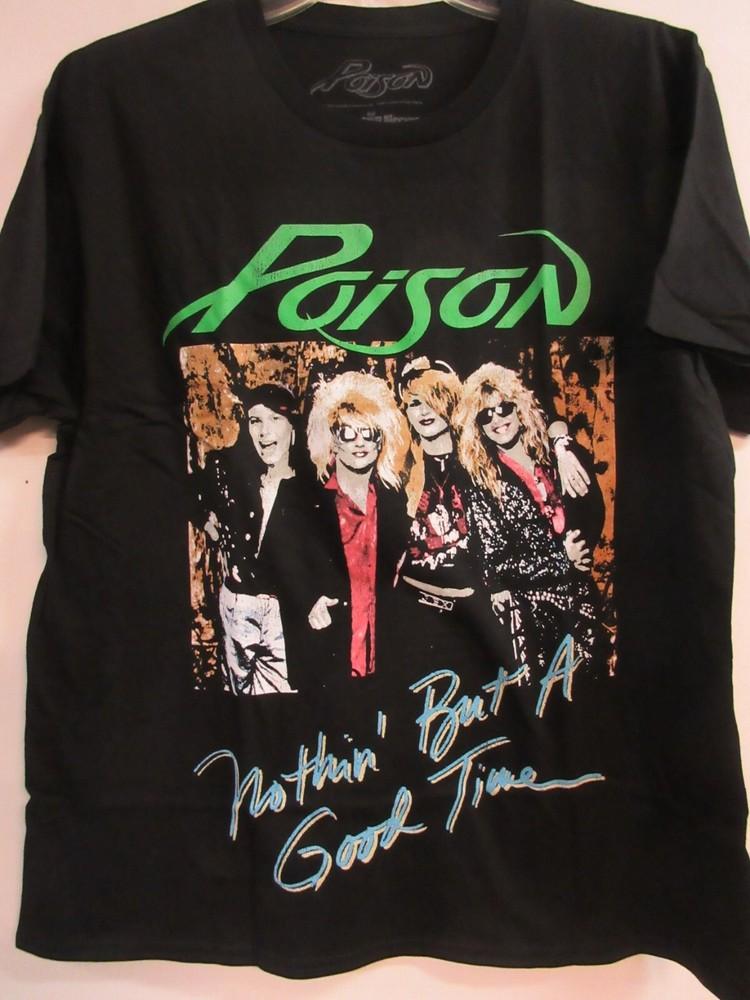POISON OFFICIAL MERCH GOOD TIME 2022 BAND CONCERT MUSIC MEDIUM Unisex T-Shirt