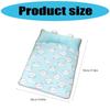 Lovely Pattern Pet Cooling Mat For Small Dog Cats Soft Ice Silk Fabric Bedding Machine Washable Nonslip Design Pet Bed