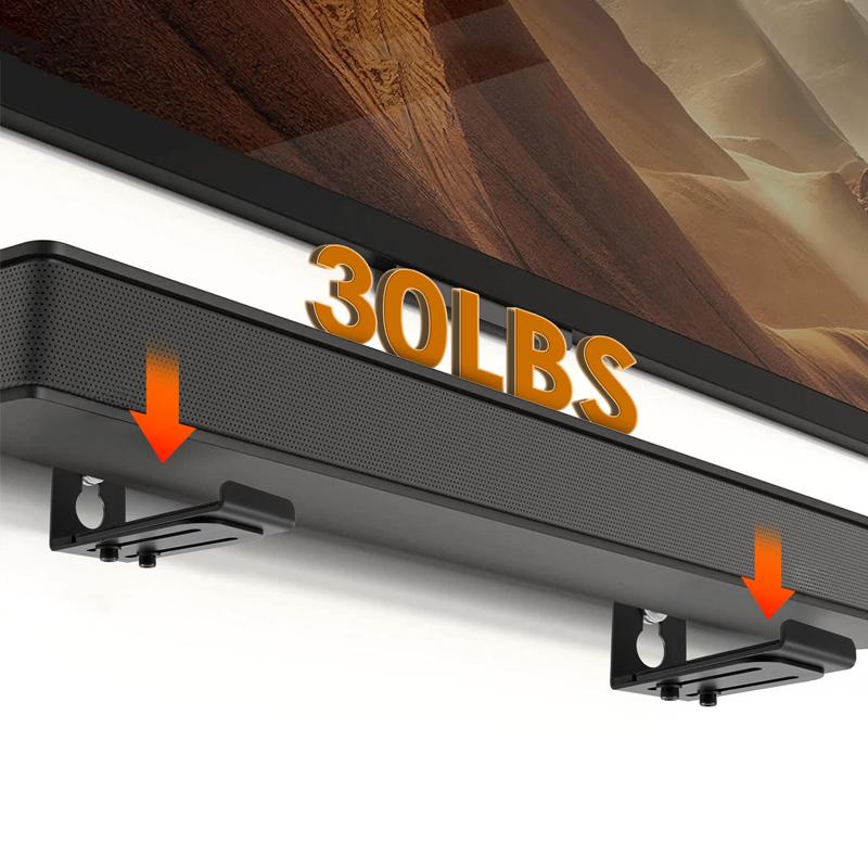 1 шт. Защита Универсальный Кронштейн для Саундбара Регулируемое Настенное Крепление Нескользящая Глубина Рука Саундбар Упрощает Крепления для Саундбара