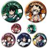58MM Fashion Jewelry Accessories Anime My Hero Academia Brooch Enamel Pin Cartoon Cosplay Badge for Clothes Backpack Decoration Gifts