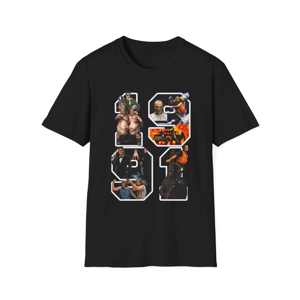 1991 Popular Movies T-Shirt | Retro Film List Tee
